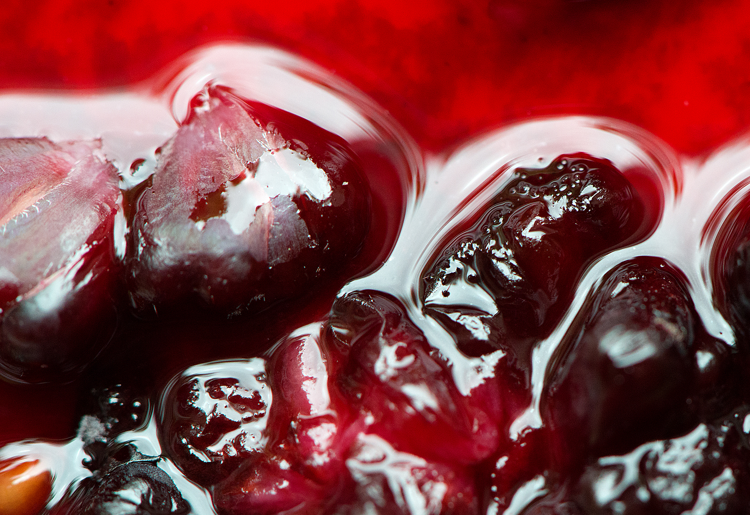 mulberries close-up