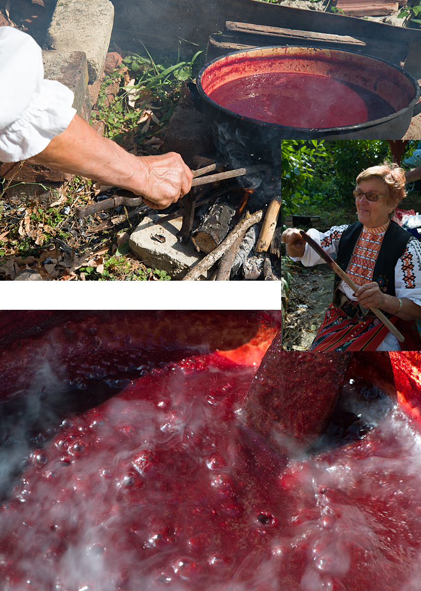 plum juice cooking